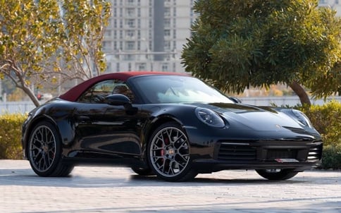 Аренда Черный Porsche 911 Carrera, 2022 в Дубае