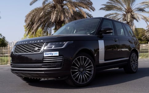 أسود Range Rover Vogue Autobiography Fully Loaded, 2020 للإيجار في دبي