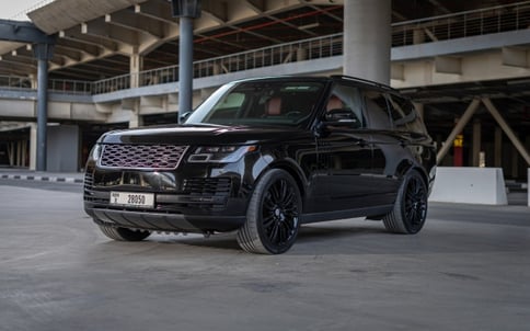 Black Range Rover Vogue, 2020 for rent in Dubai