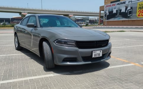 Grey Dodge Charger, 2019 for rent in Dubai