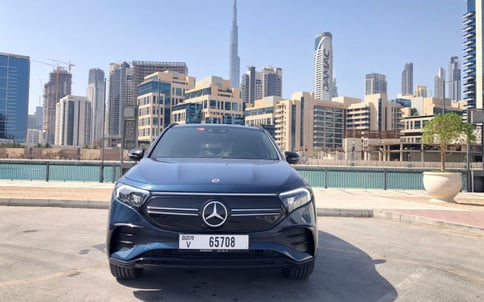 Grey Mercedes EQA FULL ELECTRIC, 2022 for rent in Dubai