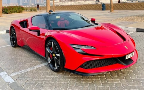 Red Ferrari FS90, 2021 for rent in Dubai