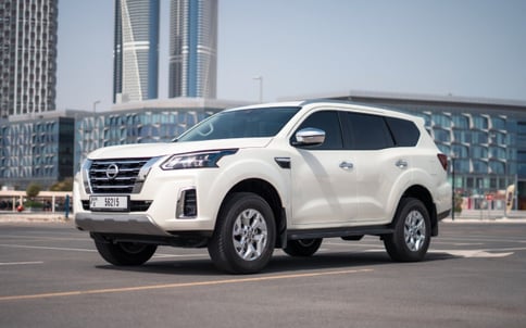 White Nissan Xterra, 2022 for rent in Dubai