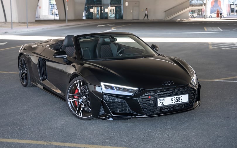 Audi R8 Spyder (Schwarz)