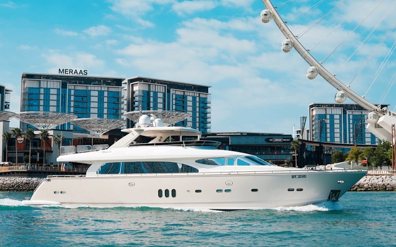 Etoupe A3 98 Fuß Motorboot in Dubai Harbour  zur Miete in Dubai