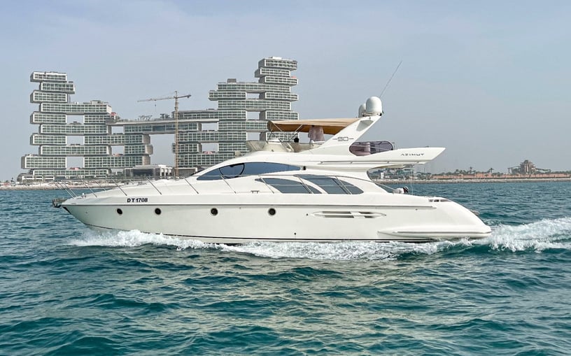 Motorboot Azimut Grand Crew 50 ft in Dubai Marina te huur in Dubai