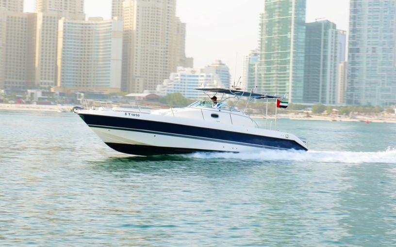 Motorboot Gulf Craft 34 ft in Dubai Marina te huur in Dubai