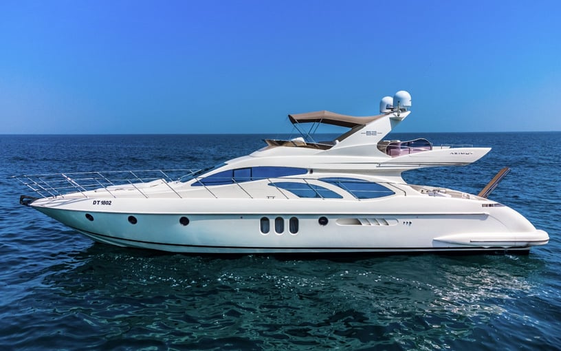 Motorboot Azimut Lucky Star 62 ft in Dubai Harbour te huur in Dubai