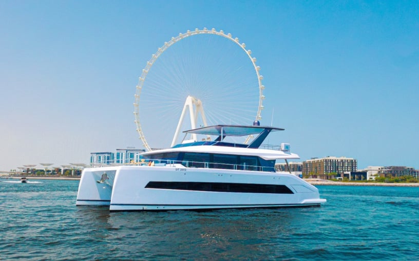 Sky Walker Volare 60 ft Catamaran in Dubai Harbour for rent in Dubai