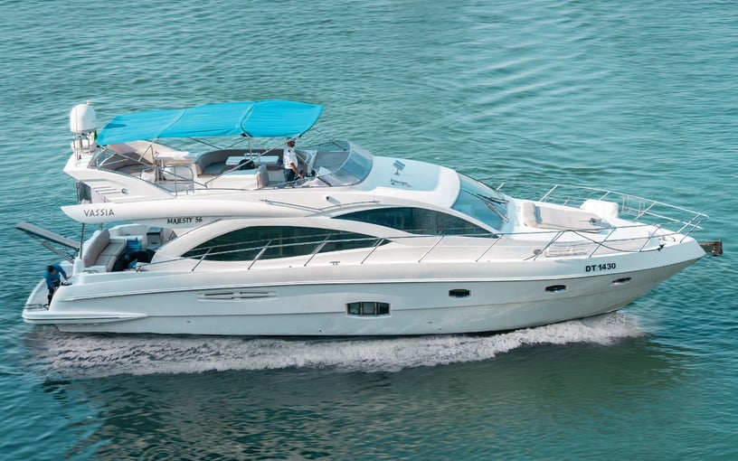 Motorboot Majesty Vassia 56 ft in Dubai Marina te huur in Dubai