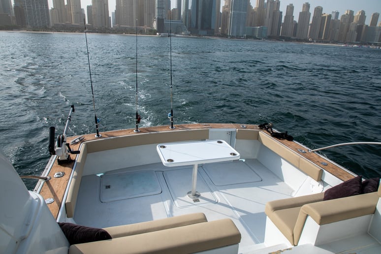 A-Salt Weapon Sport Fishing 40 piede (13m) Barca a motore a Dubai Harbour in affitto a Dubai 2