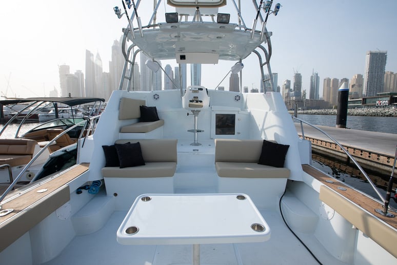 A-Salt Weapon Sport Fishing 40 piede (13m) Barca a motore a Dubai Harbour in affitto a Dubai 5