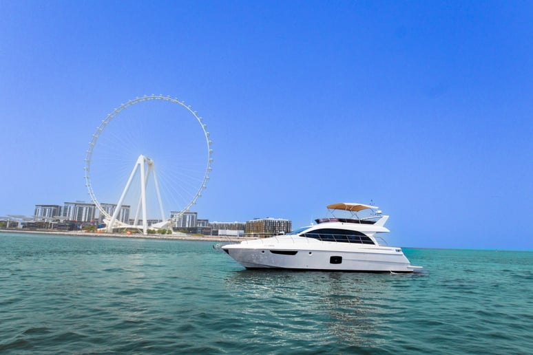 Sky Walker Art 52 ft (16m) Power boat in Dubai Harbour for rent in Dubai