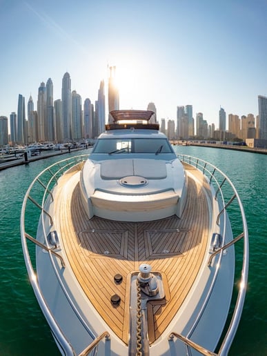Sky Walker Astra 76 pie (24m) Barco de motor en Dubai Harbour para alquiler en Dub&aacute;i 11
