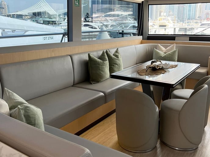 Sky Walker Aura 62 ft (19m) Power boat in Dubai Harbour for rent in Dubai 4