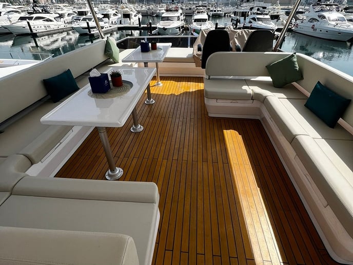 Sky Walker Aura 62 ft (19m) Power boat in Dubai Harbour for rent in Dubai 5