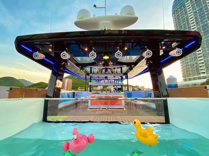 在迪拜 租 Catamaran Ozone 55 英尺 (17m) 双体船 在迪拜港 7
