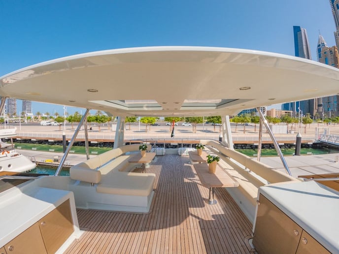 Sky Walker Explora 60 ft (19m) Catamaran in Dubai Harbour for rent in Dubai 11
