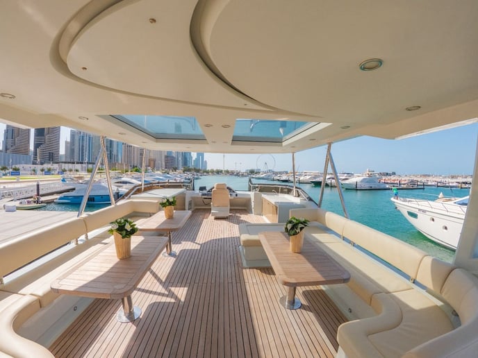 Sky Walker Explora 60 ft (19m) Catamaran in Dubai Harbour for rent in Dubai 6
