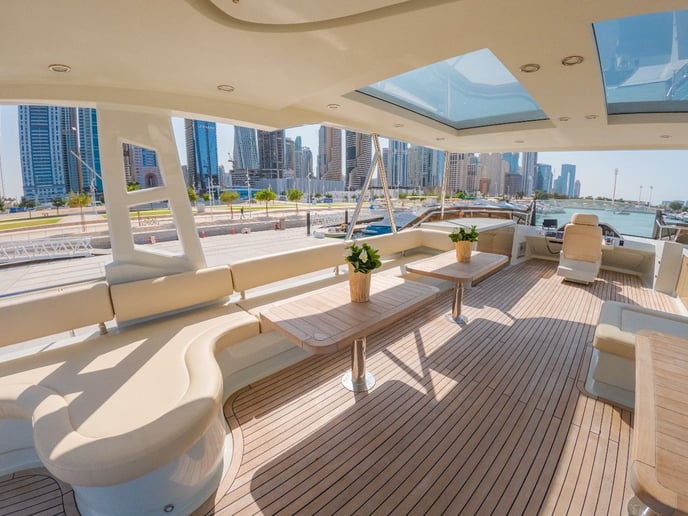 Sky Walker Explora 60 ft (19m) Catamaran in Dubai Harbour for rent in Dubai 9