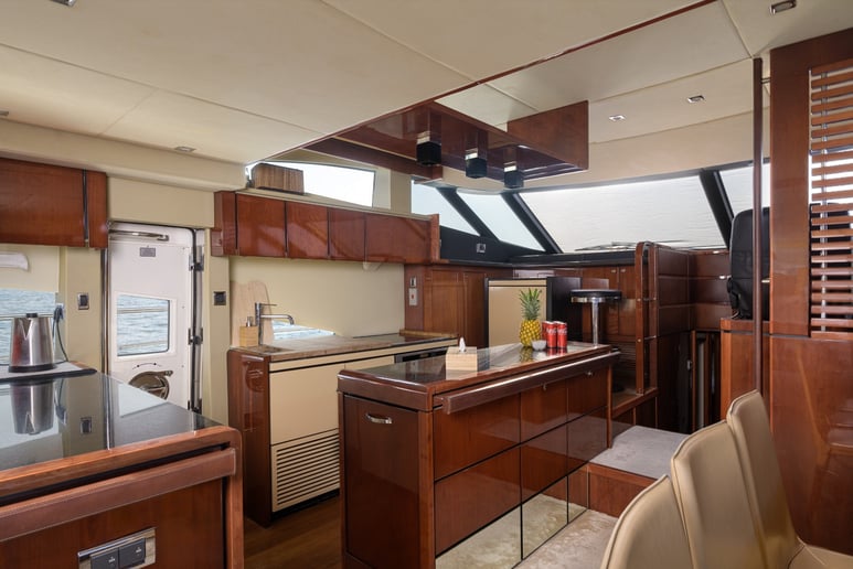 Fairline Squadron VAL 68 ft (21m) Power boat in Dubai Harbour for rent in Dubai 10