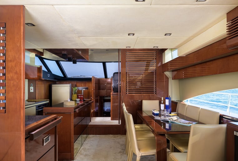Fairline Squadron VAL 68 ft (21m) Power boat in Dubai Harbour for rent in Dubai 9