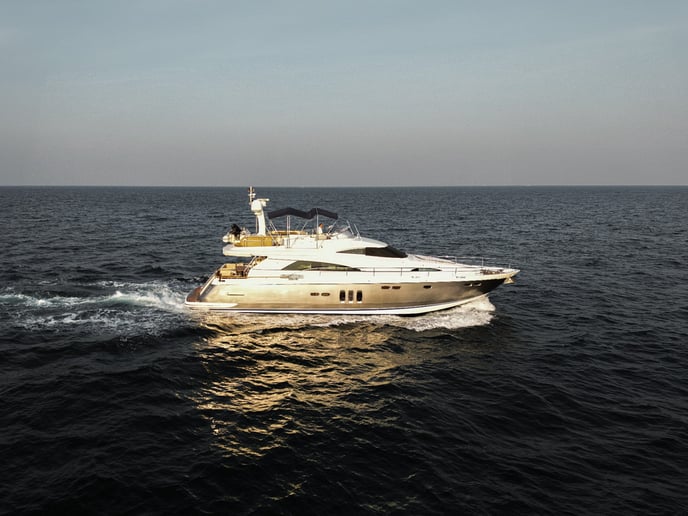 Fairline Squadron VAL 68 ft (21m) Power boat in Dubai Harbour for rent in Dubai 12