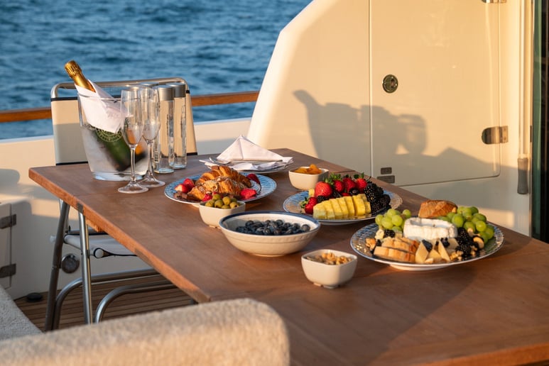 Fairline Squadron VAL 68 ft (21m) Power boat in Dubai Harbour for rent in Dubai 17