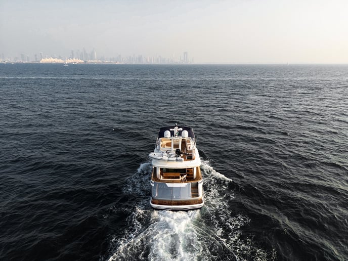 Fairline Squadron VAL 68 ft (21m) Power boat in Dubai Harbour for rent in Dubai 22