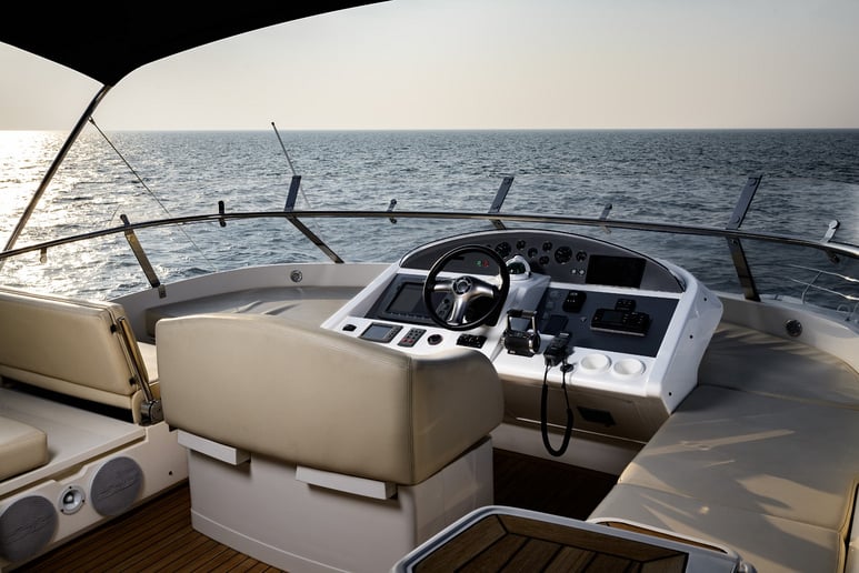 Fairline Squadron VAL 68 ft (21m) Power boat in Dubai Harbour for rent in Dubai 15