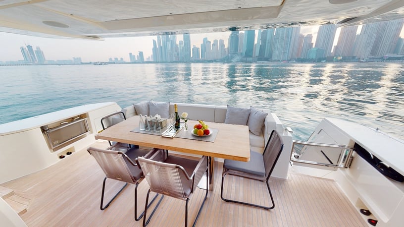 Ferretti 78 ft (24m) Power boat in Dubai Harbour for rent in Dubai 1