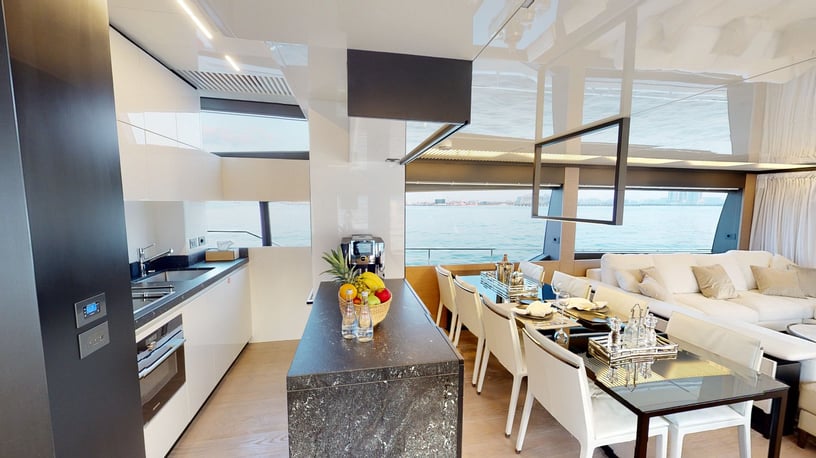 Ferretti 78 ft (24m) Power boat in Dubai Harbour for rent in Dubai 5
