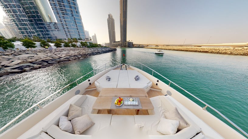 Ferretti 78 ft (24m) Power boat in Dubai Harbour for rent in Dubai 14
