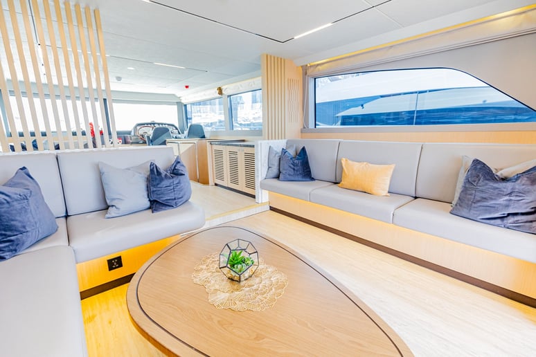 Sky Walker Fibo 62 ft (19m) Power boat in Dubai Harbour for rent in Dubai