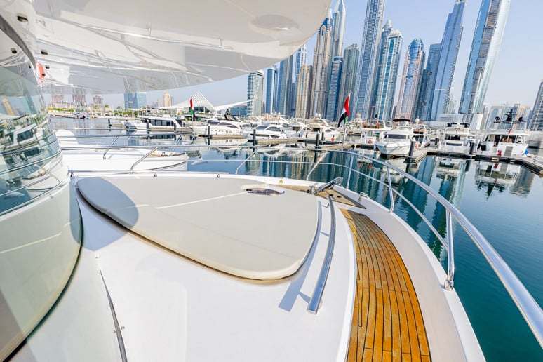 Sky Walker Fibo 62 ft (19m) Power boat in Dubai Harbour for rent in Dubai 19