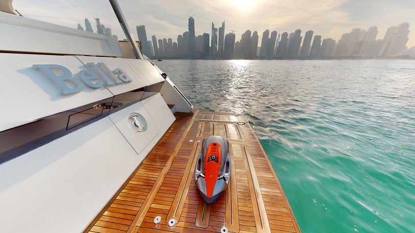 Galeon 78 Fu&szlig; (24m) Motorboot in Dubai Harbour  zur Miete in Dubai 10