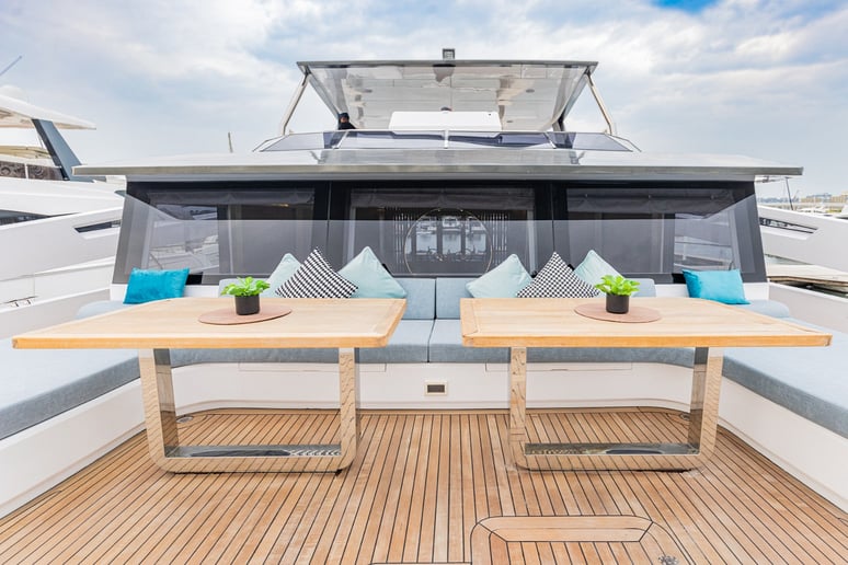 Sky Walker Infinity 60 ft (19m) Catamaran in Dubai Harbour for rent in Dubai 20