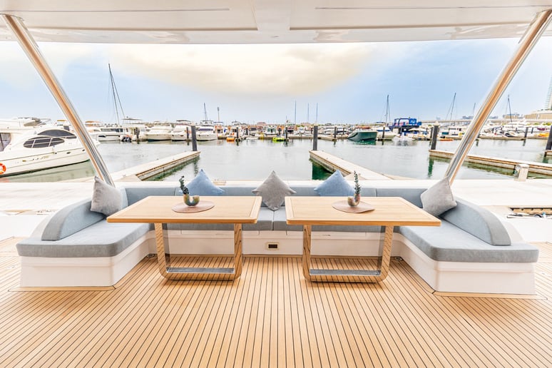 Sky Walker Infinity 60 ft (19m) Catamaran in Dubai Harbour for rent in Dubai 13