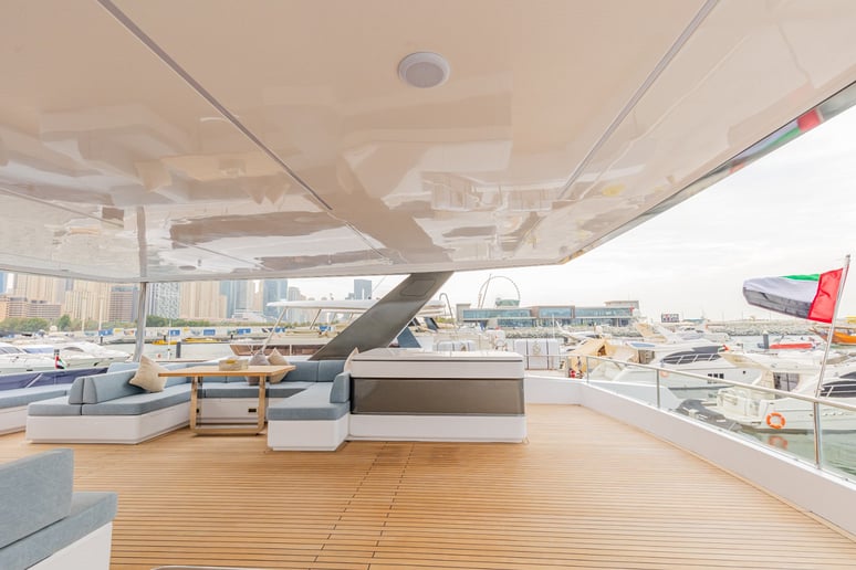 Sky Walker Infinity 60 ft (19m) Catamaran in Dubai Harbour for rent in Dubai 9