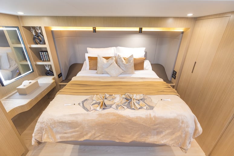 Sky Walker Infinity 60 ft (19m) Catamaran in Dubai Harbour for rent in Dubai 11