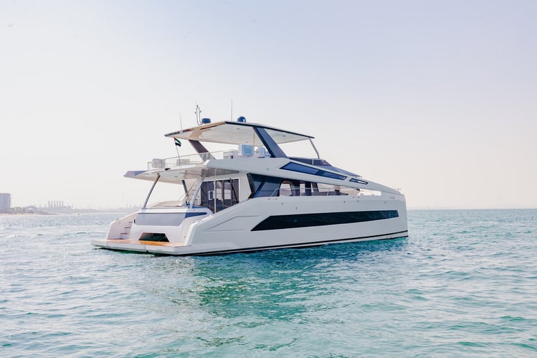 Sky Walker Infinity 60 ft (19m) Catamaran in Dubai Harbour for rent in Dubai 21