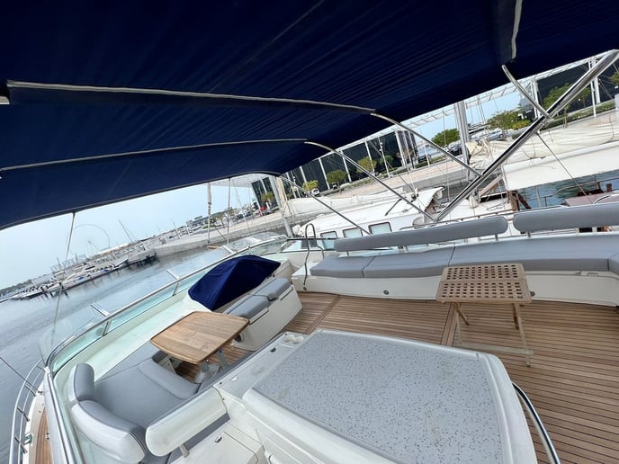 在迪拜 租 Fairline Liberty 80 英尺 (25m) 动力船 在迪拜港 3