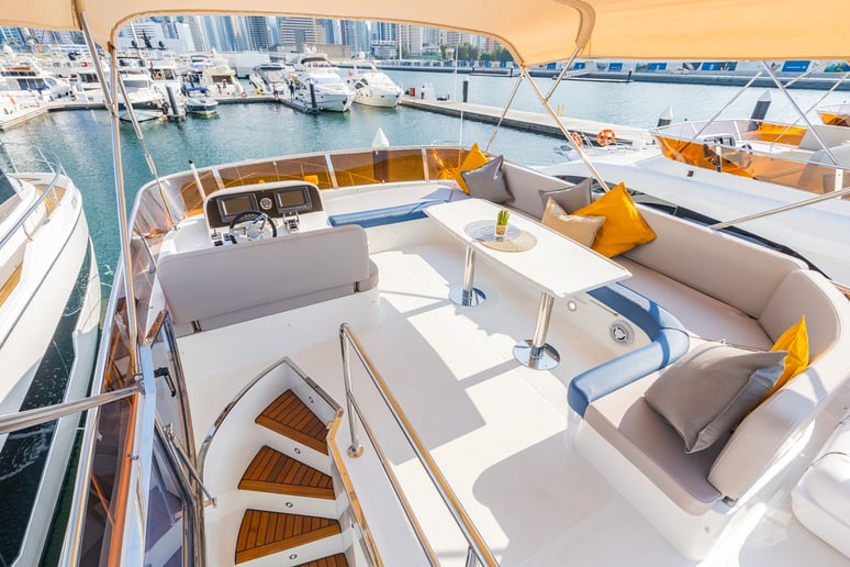 Sky Walker Kio 52 ft (16m) Power boat in Dubai Harbour for rent in Dubai 2