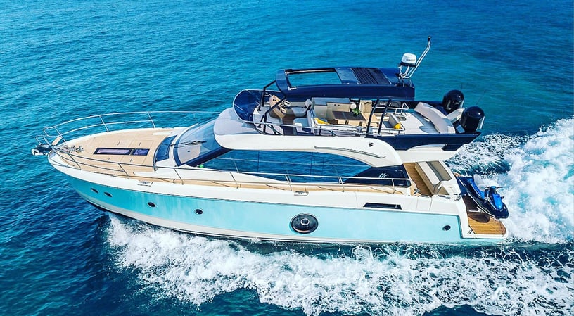 Monte Carlo 6 with stabilization system 60 ft (19m) Power boat in Dubai Harbour for rent in Dubai 11