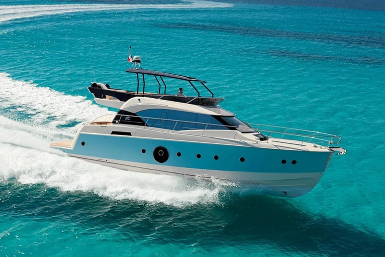 Monte Carlo 6 with stabilization system 60 ft (19m) Power boat in Dubai Harbour for rent in Dubai 20
