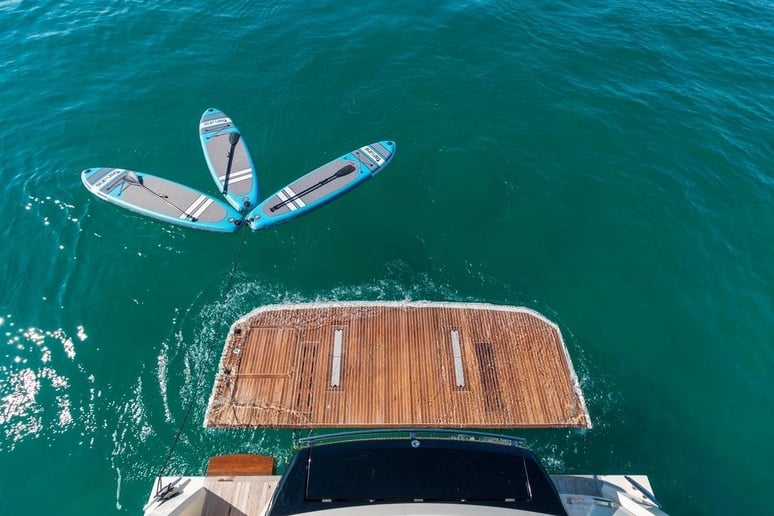 Monte Carlo 6 with stabilization system 60 ft (19m) Power boat in Dubai Harbour for rent in Dubai 8