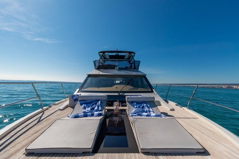 Monte Carlo 6 with stabilization system 60 ft (19m) Power boat in Dubai Harbour for rent in Dubai 6