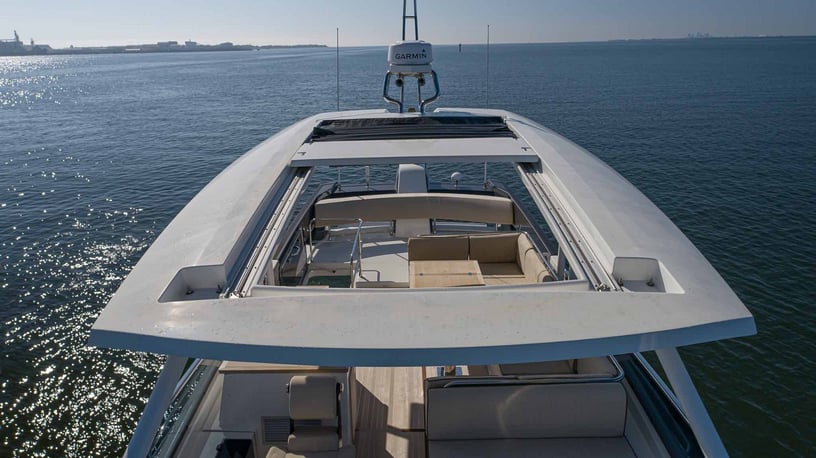 Monte Carlo 6 with stabilization system 60 ft (19m) Power boat in Dubai Harbour for rent in Dubai 1