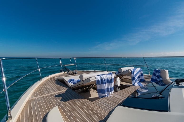 Monte Carlo 6 with stabilization system 60 ft (19m) Power boat in Dubai Harbour for rent in Dubai 17