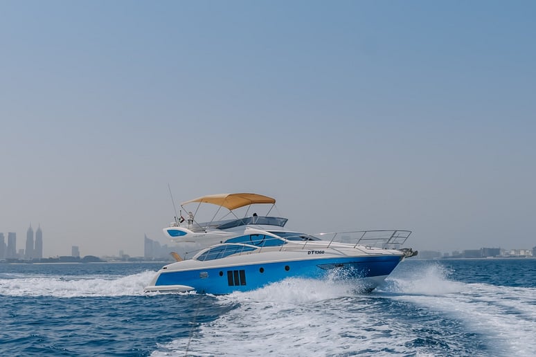 Azimut No Regrets 48 ft (15m) Power boat in Dubai Harbour for rent in Dubai
